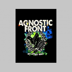 Agnostic Front, chrbtová nášivka veľkosť cca. A4 (po krajoch neobšívaná)